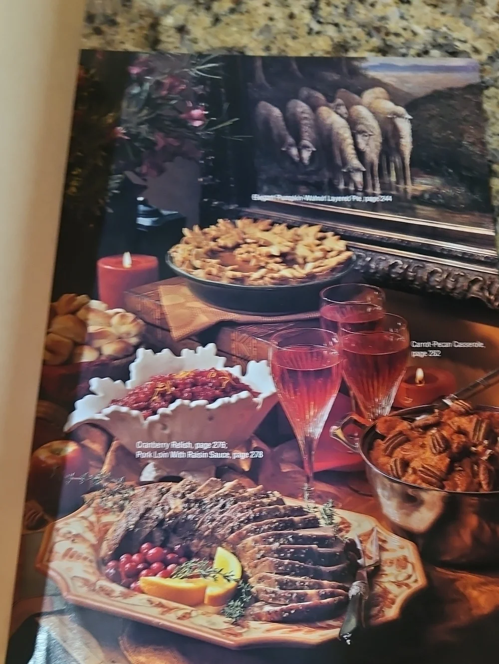 Southern Living Cookbook 2002 Annual Recipes - Yellow & Red Cover 367 Pages